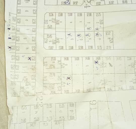 PARCELLES DE 325M² CHACUNE – CEG LE MÉRIDIEN COCOCODJI – 8,5 M